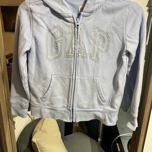 GAP Kids Soft Blue Zip-Up Hoodie